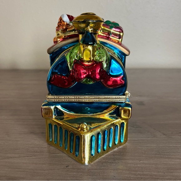 MR. CHRISTMAS Animated TRAIN Porcelain Music Box God Rest Ye Merry Gentleman - Picture 3 of 12